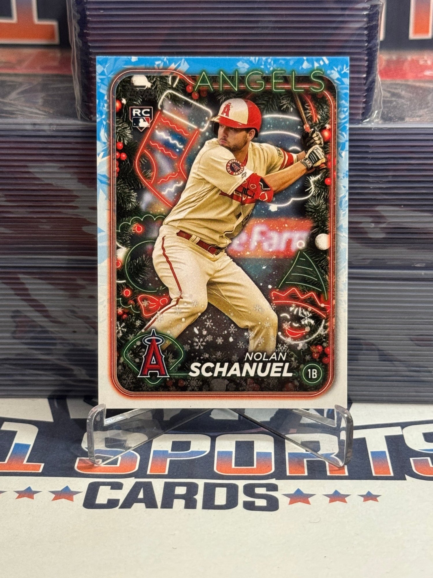 2024 Topps Holiday Nolan Schanuel Rookie #H59