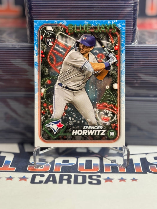 2024 Topps Holiday Spencer Horwitz Rookie #H76