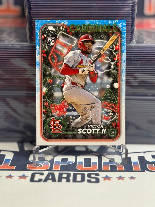 2024 Topps Holiday Victor Scott II Rookie #H105