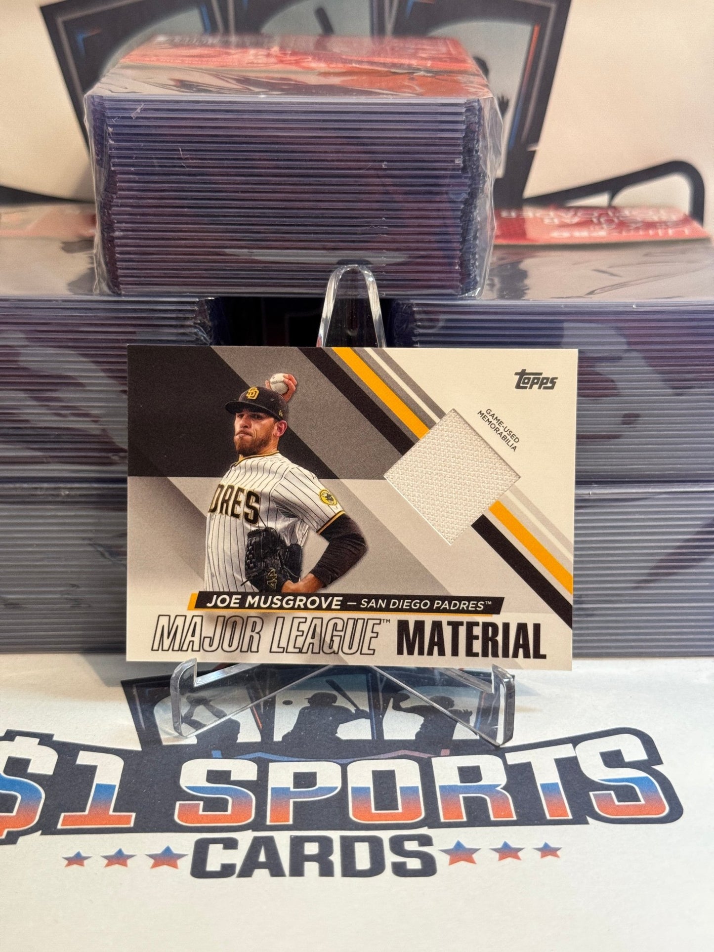 2024 Topps (Major League Materials Relic) Joe Musgrove #MLM - JM