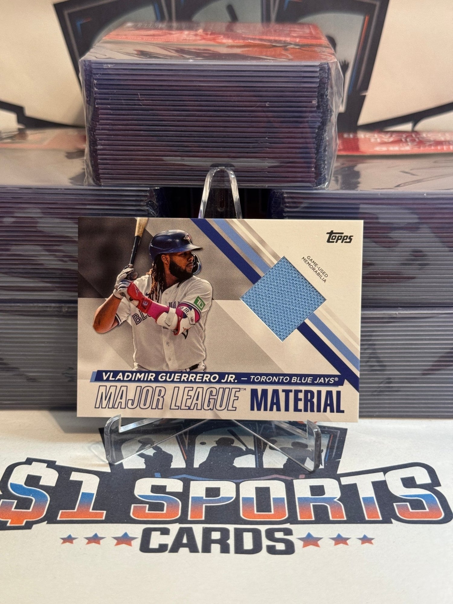 2024 Topps (Major League Materials Relic) Vladimir Guerrero Jr. #MLM2 - VG