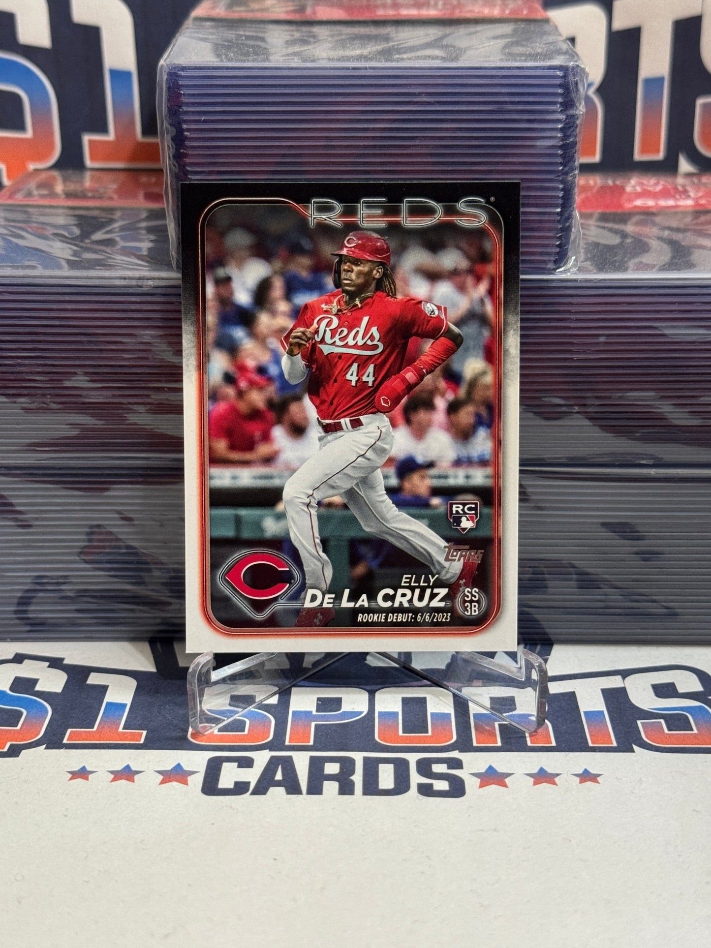 2024 Topps (MLB Debut) Elly De La Cruz Rookie #US350