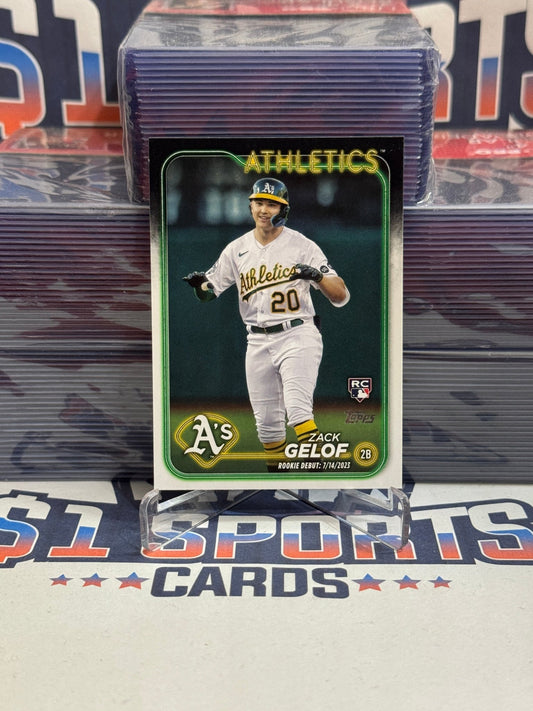 2024 Topps (MLB Debut) Zack Gelof Rookie #US131