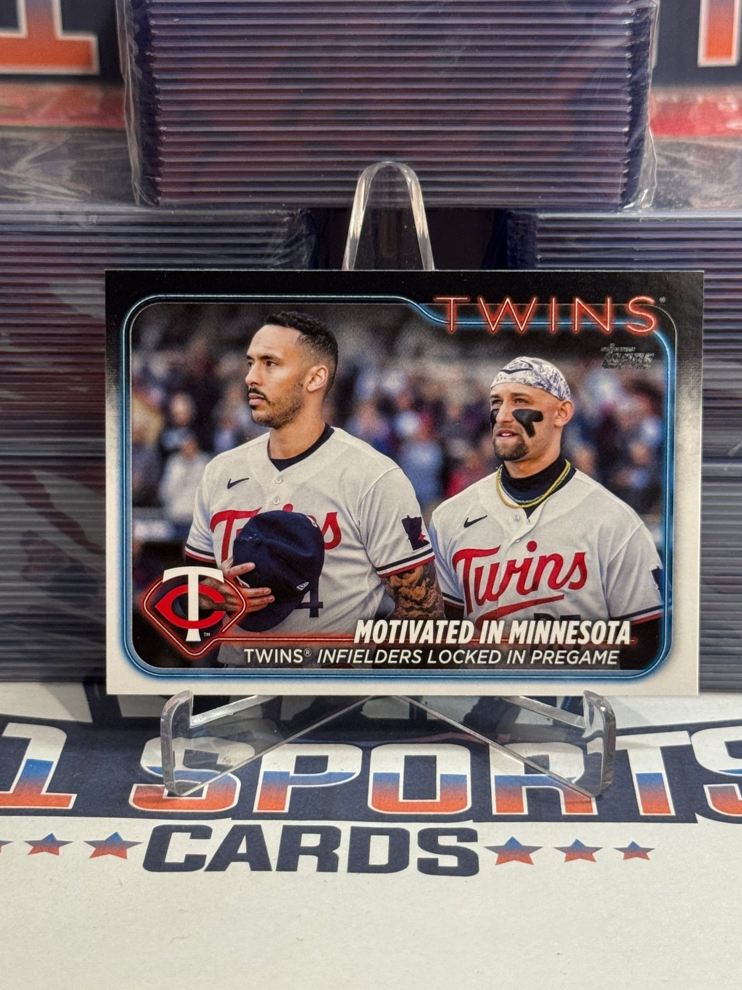 2024 Topps (Motivated in Minnesota) Royce Lewis & Carlos Correa #653