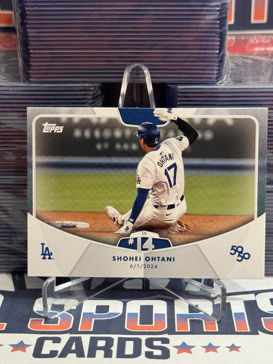 2024 Topps Shohei Ohtani 50/50 Celebration #28