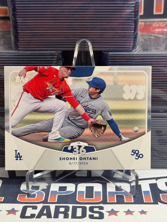 2024 Topps Shohei Ohtani 50/50 Celebration #73