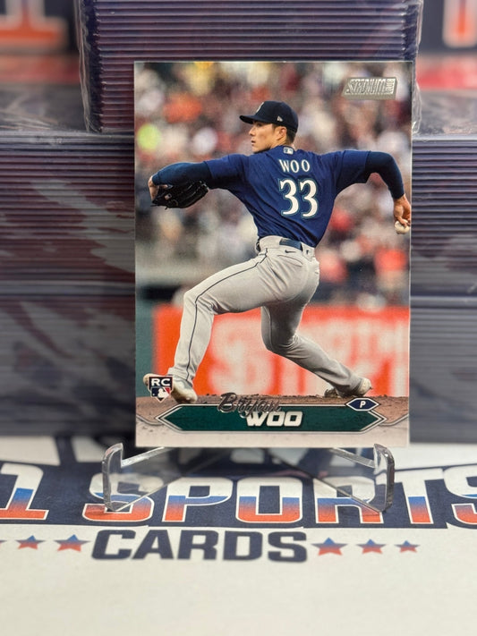 2024 Topps Stadium Club Bryan Woo Rookie #285