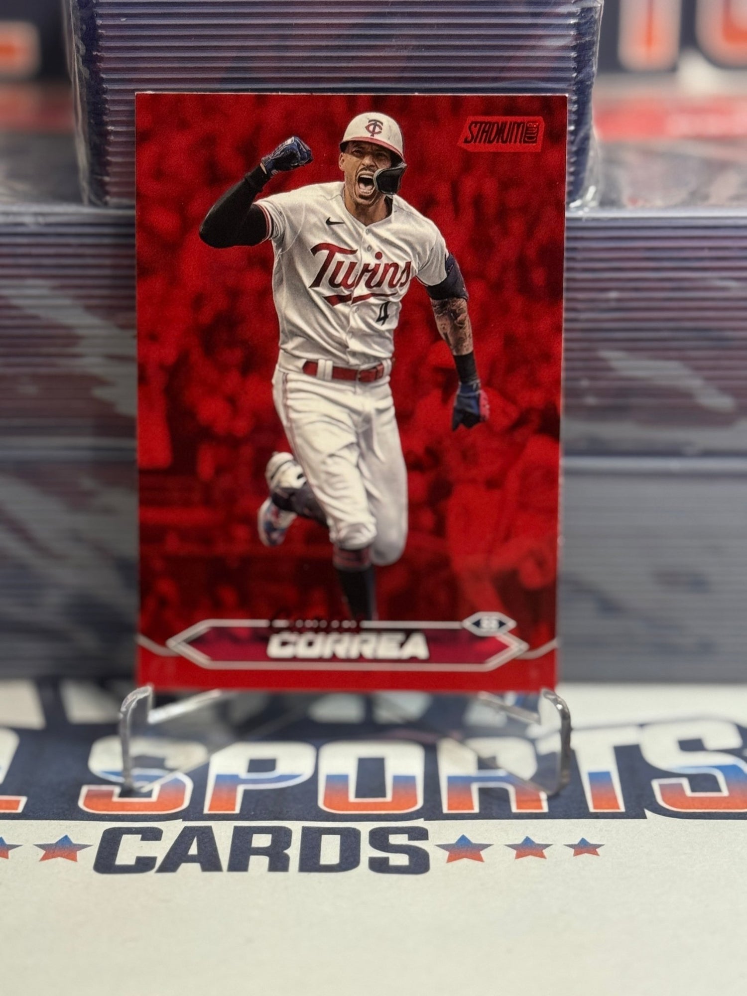 2024 Topps Stadium Club (Red) Carlos Correa #118