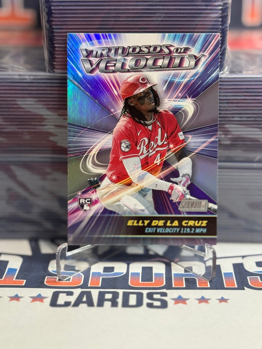 2024 Topps Stadium Club (Virtuosos of Velocity) Elly De La Cruz Rookie #VV - 3
