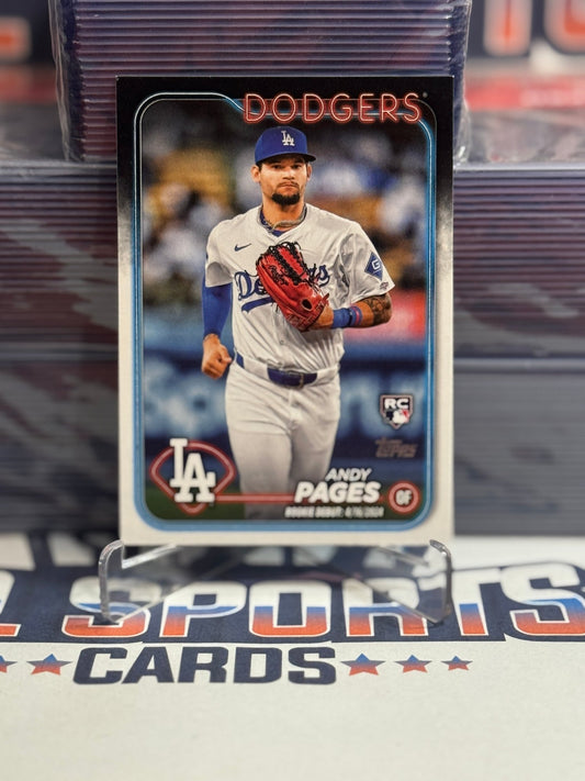 2024 Topps Update (MLB Debut) Andy Pages Rookie #US108