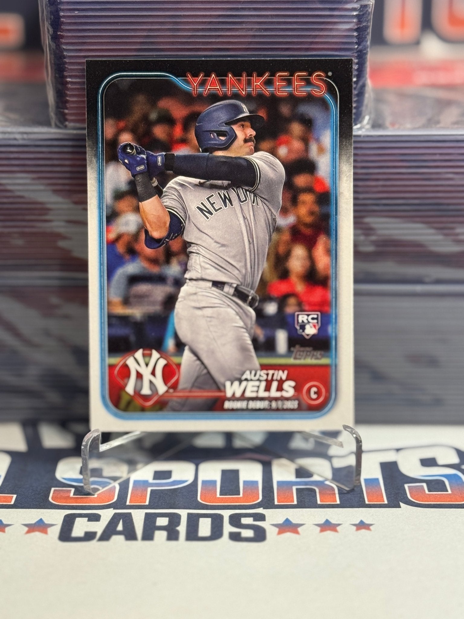 2024 Topps Update MLB Debut Austin Wells Rookie US325 1 Sports Cards 2024 Topps Update MLB Debut Austin Wells Rookie US325 1 Sports Cards