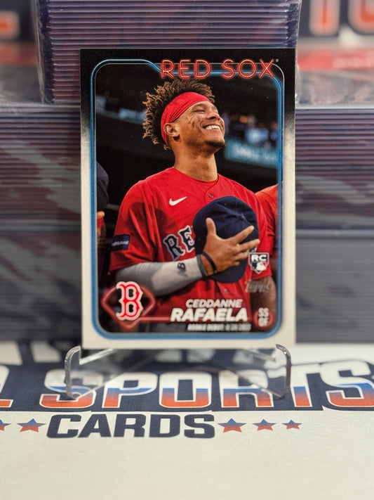 2024 Topps Update (MLB Debut) Ceddanne Rafaela Rookie #US110