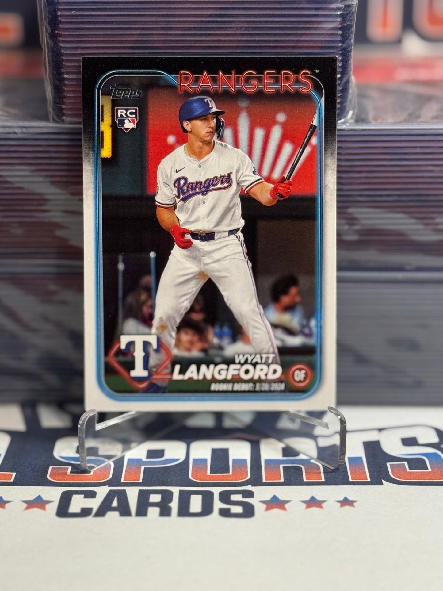 2024 Topps Update (MLB Debut) Wyatt Langford Rookie #US341