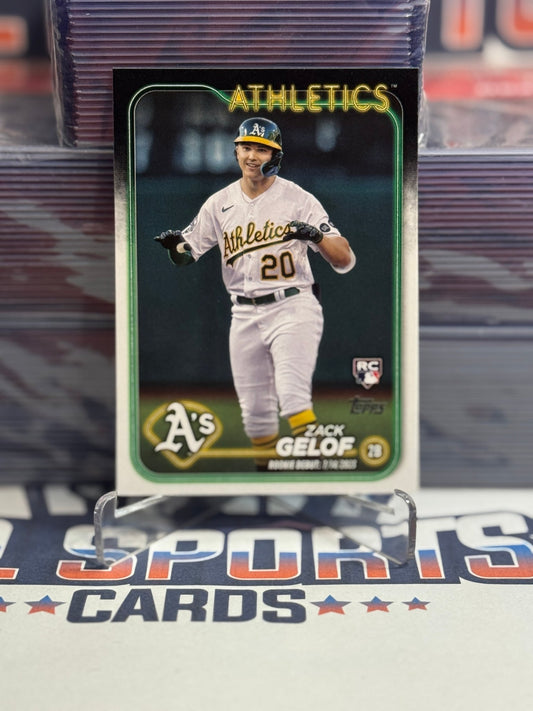 2024 Topps Update (MLB Debut) Zack Gelof Rookie #US131