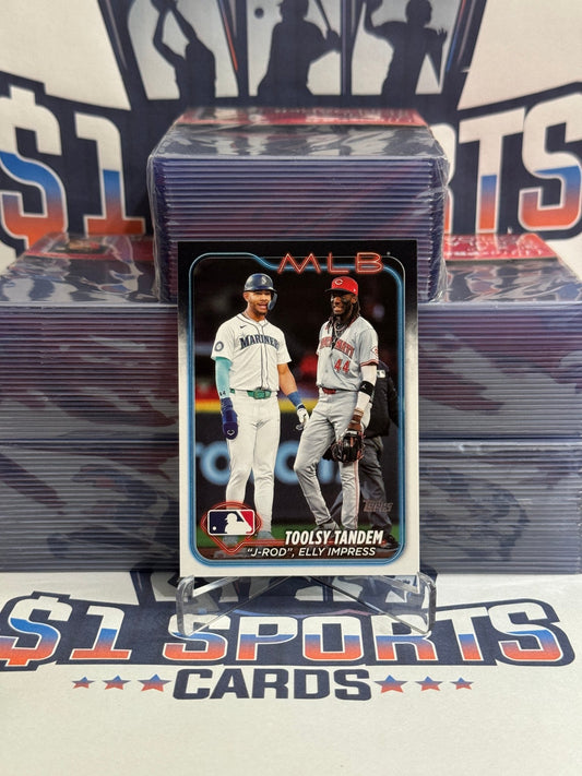 2024 Topps Update (Veteran Combos) Elly De La Cruz (Rookie) & Julio Rodriguez #US238