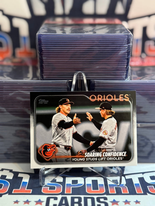 2024 Topps Update (Veteran Combos) Jackson Holliday (Rookie) & Gunnar Henderson #US285