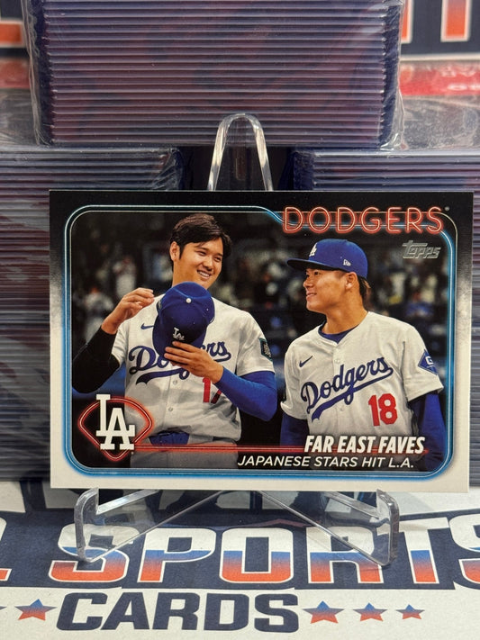 2024 Topps Update (Veteran Combos) Shohei Ohtani & Mookie Betts #US13