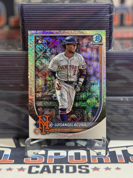 2025 Bowman Chrome (Mega Refractor) Luisangel Acuna Rookie 83