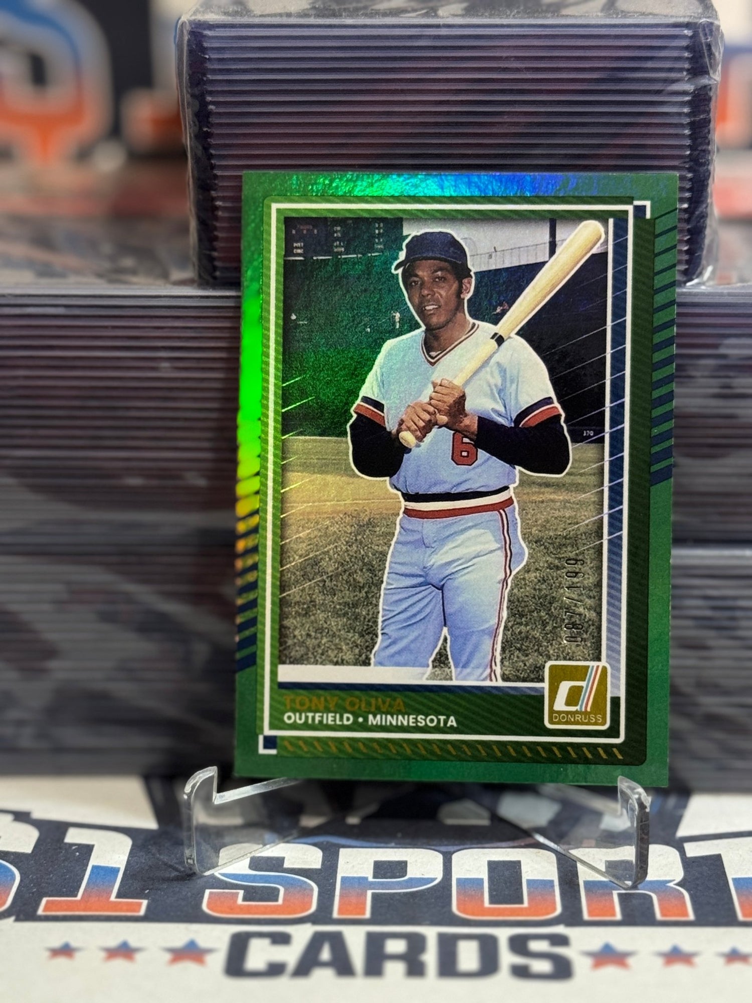 2025 Donruss (Green Foil, 87/199) Tony Oliva 23