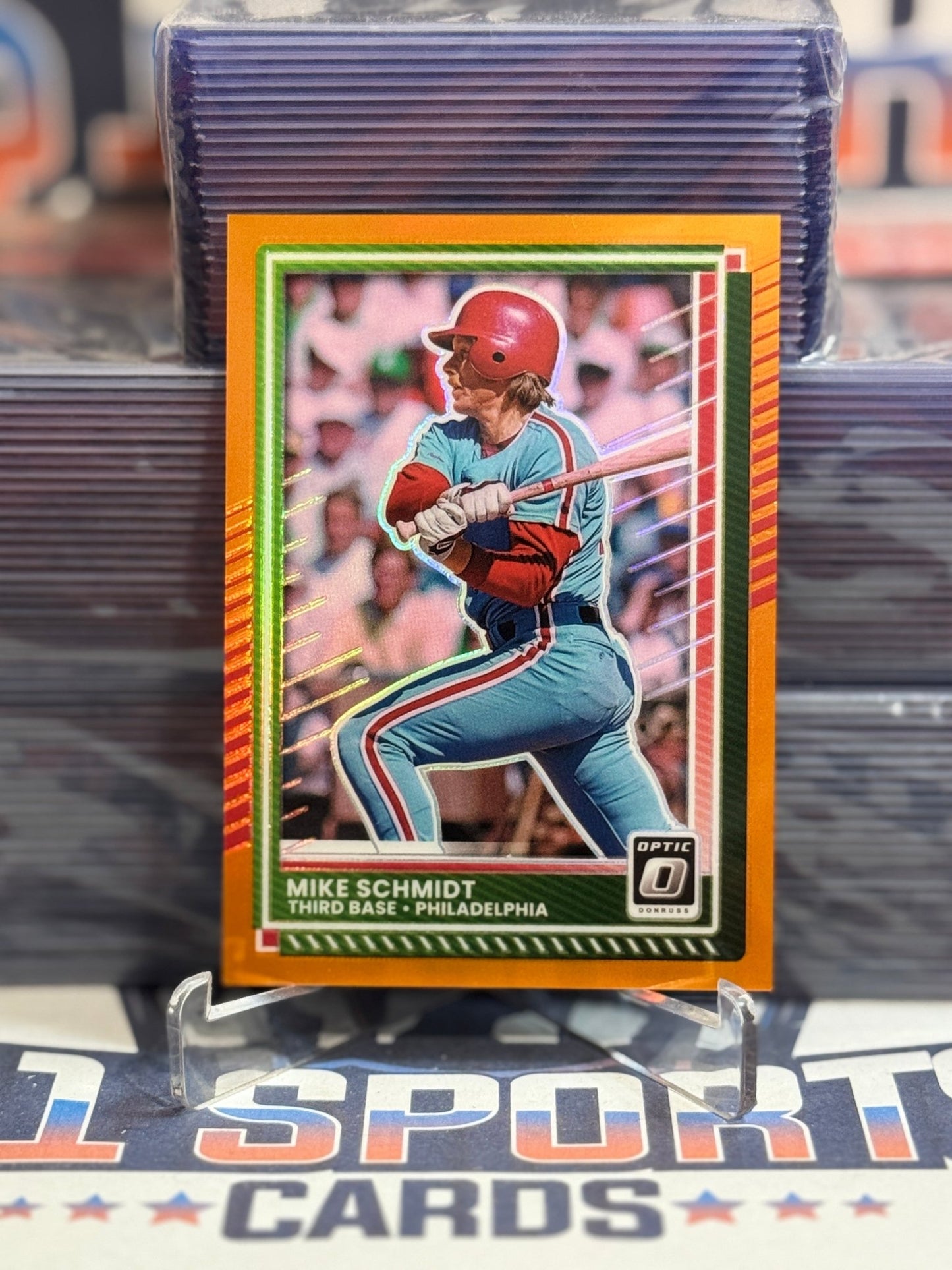 2025 Donruss Optic (Bronze Prizm 128/199) Mike Schmidt 82