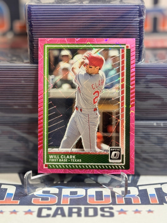 2025 Donruss Optic (Pink Laser Prizm 16/79) Will Clark 64