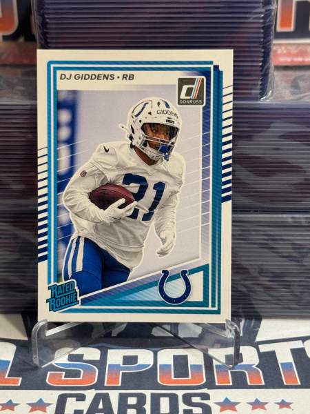 2025 Donruss (Rated Rookie) DJ Giddens 364