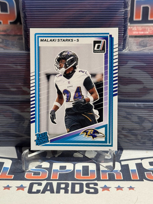 2025 Donruss (Rated Rookie) Malaki Starks 346