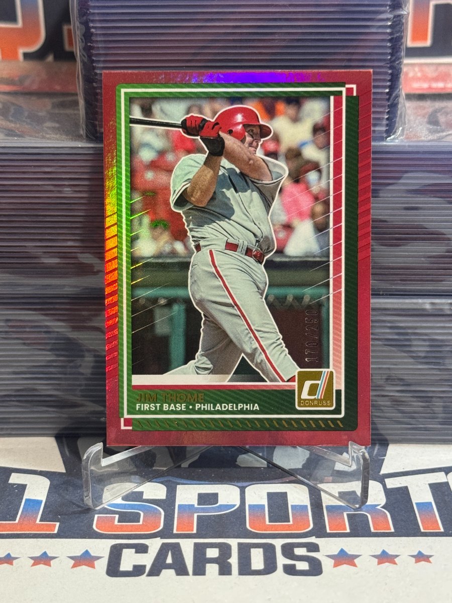 2025 Donruss (Red 17/250) Jim Thome 31