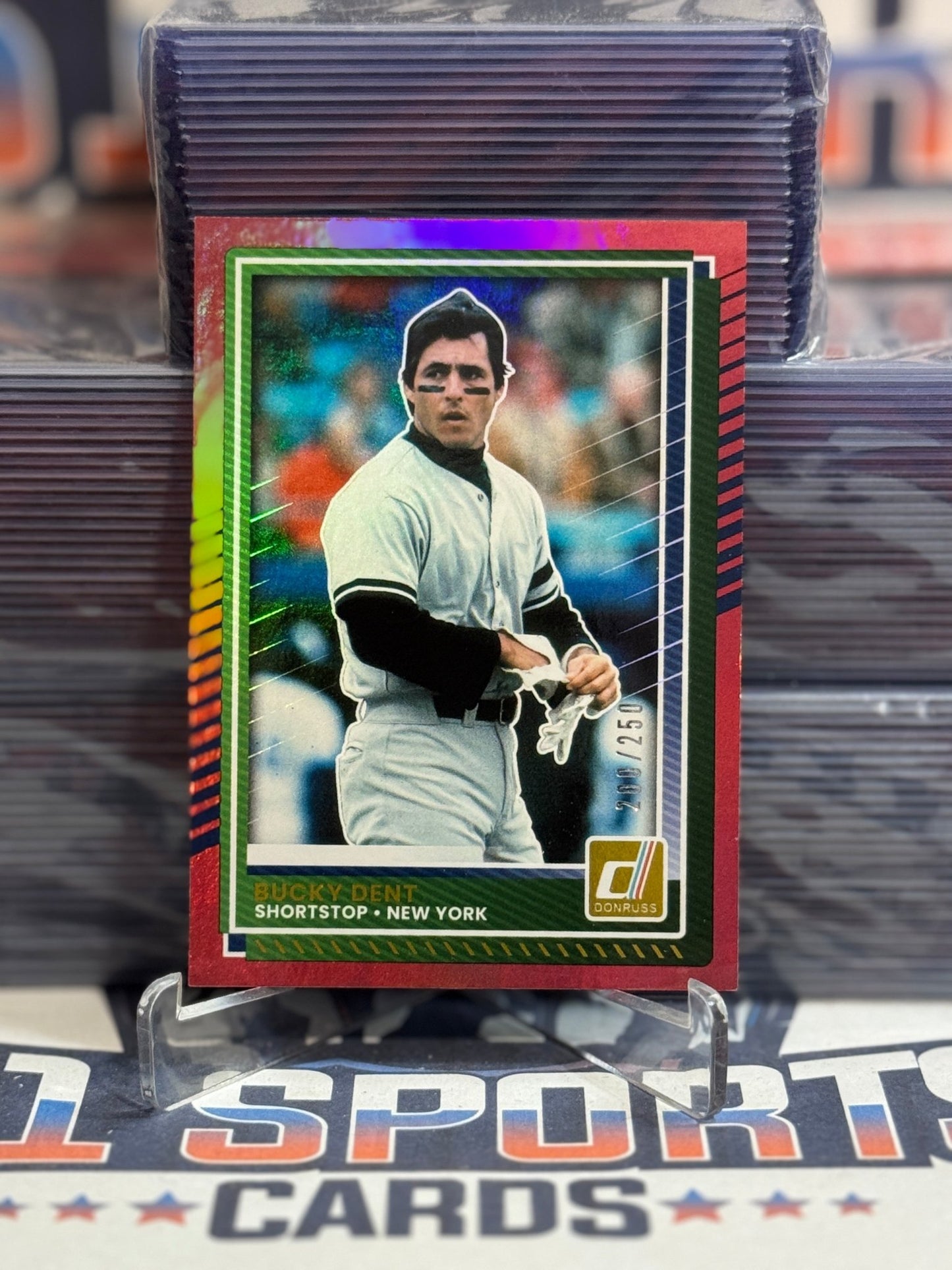 2025 Donruss (Red Foil 200/250) Bucky Dent 14