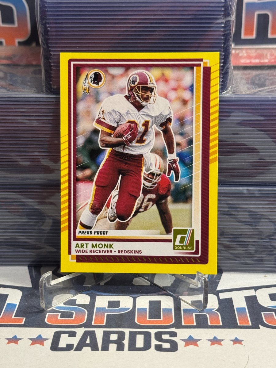 2025 Donruss (Yellow Press Proof) Art Monk 169