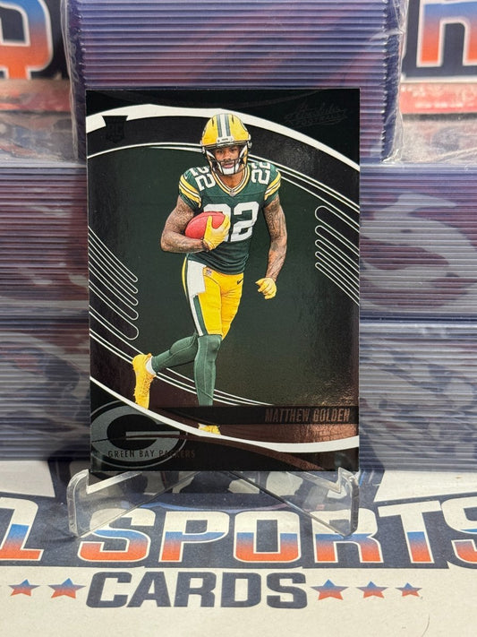 2025 Panini Absolute Matthew Golden Rookie 158