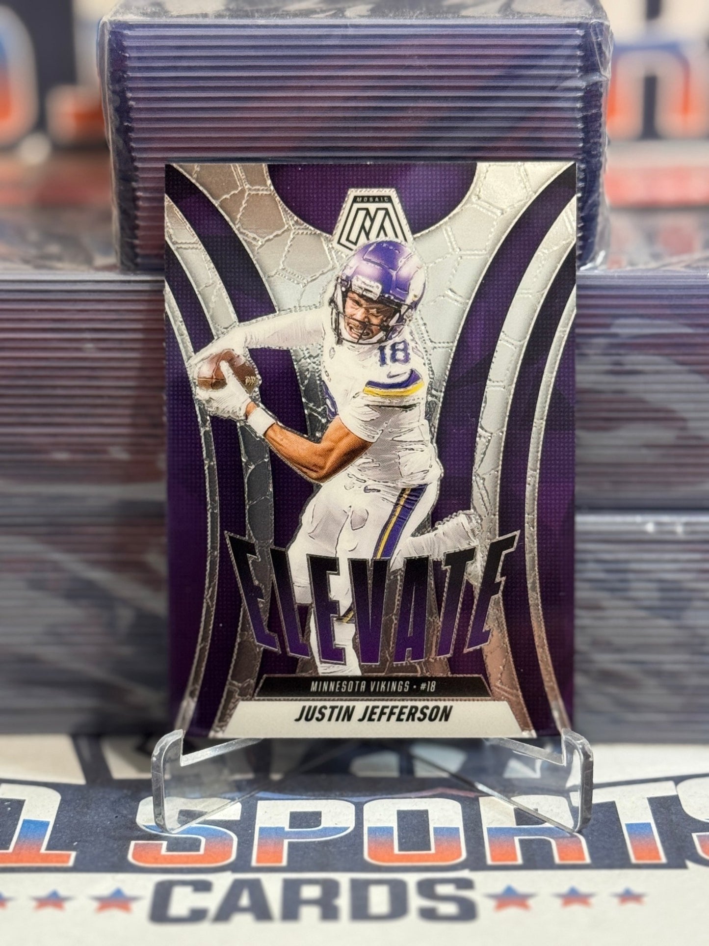 2025 Panini Mosaic (Elevate) Justin Jefferson 13