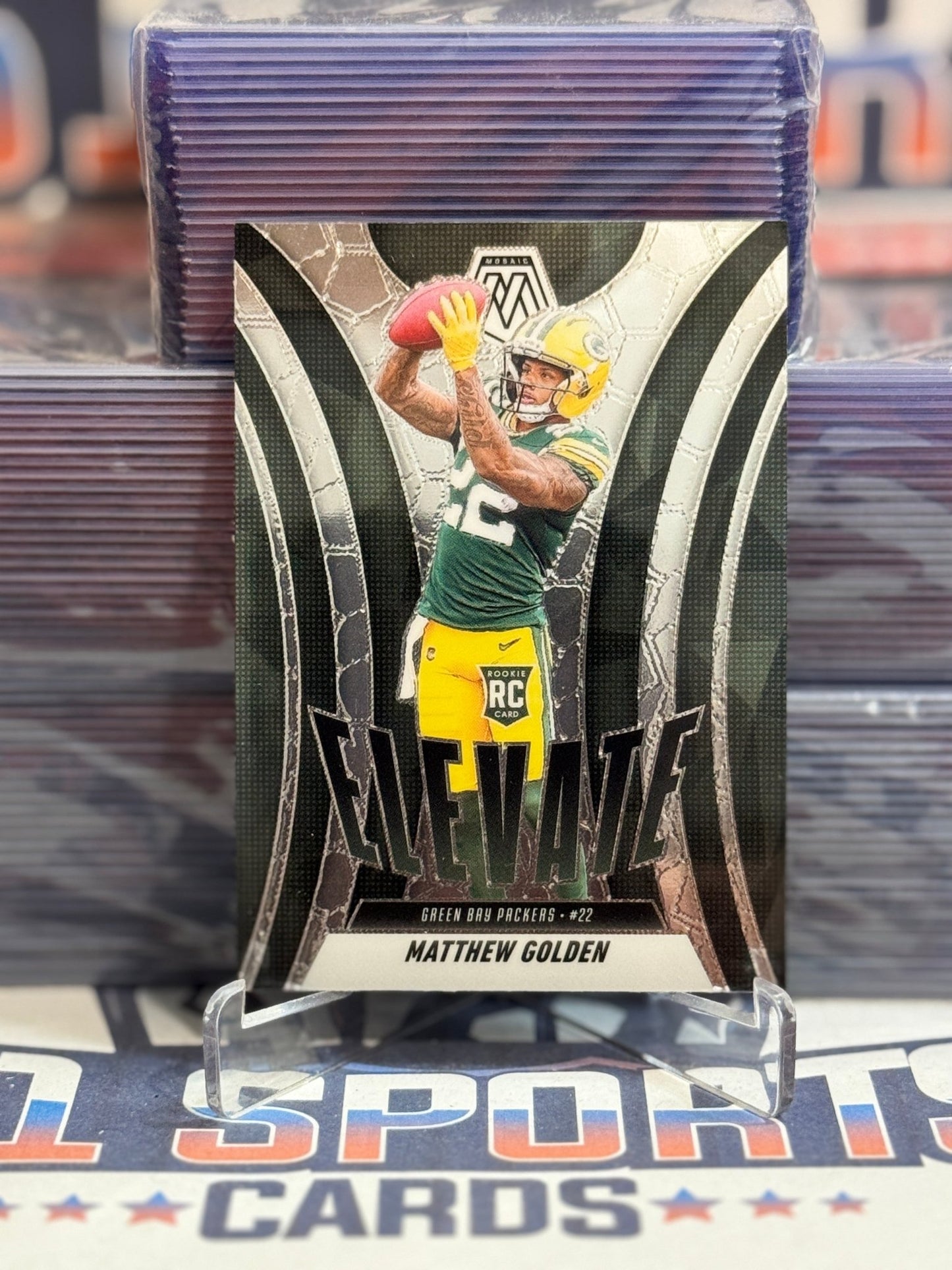 2025 Panini Mosaic (Elevate) Matthew Golden Rookie 3