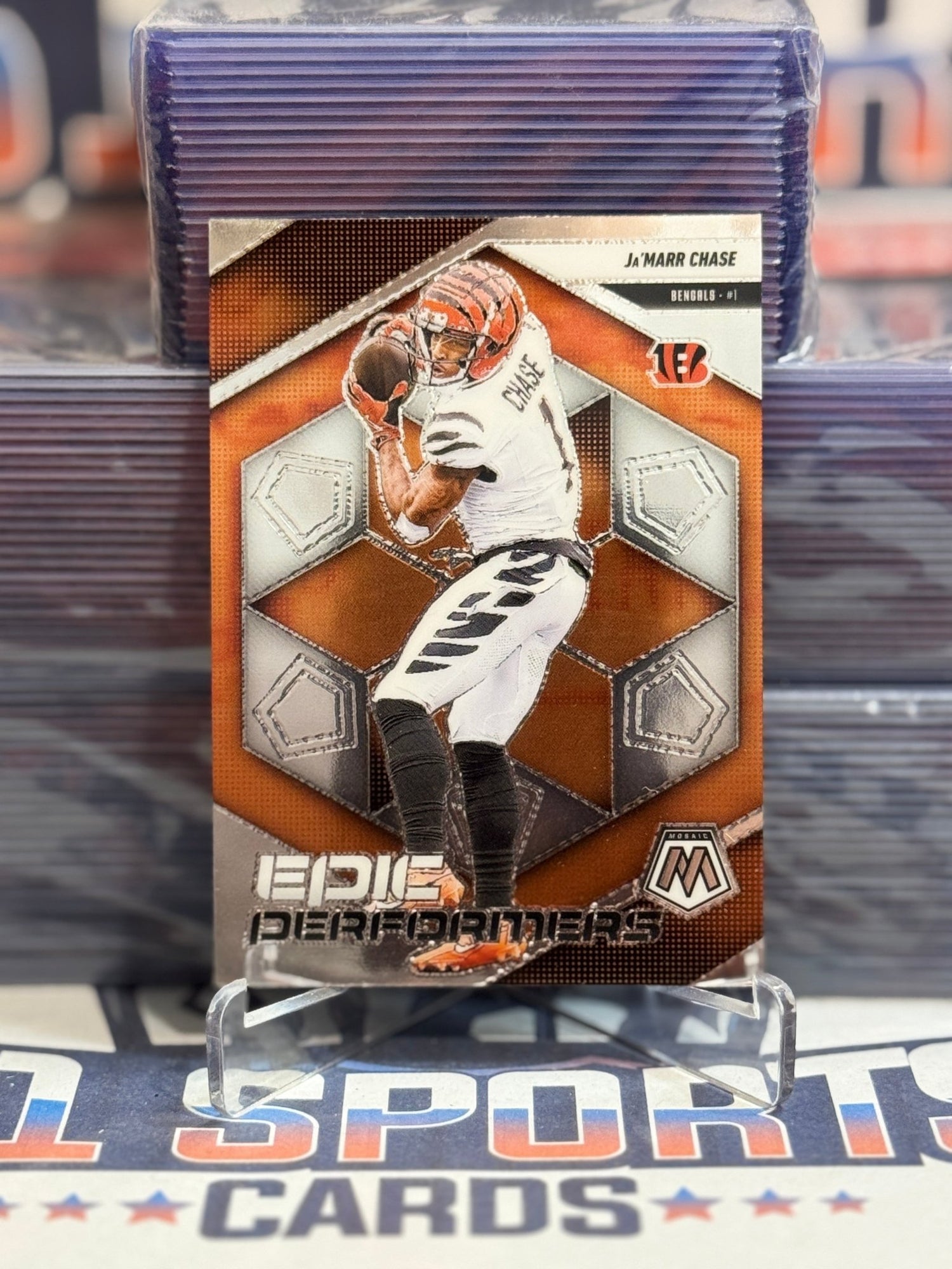 2025 Panini Mosaic (Epic Performers) Ja'Marr Chase 1