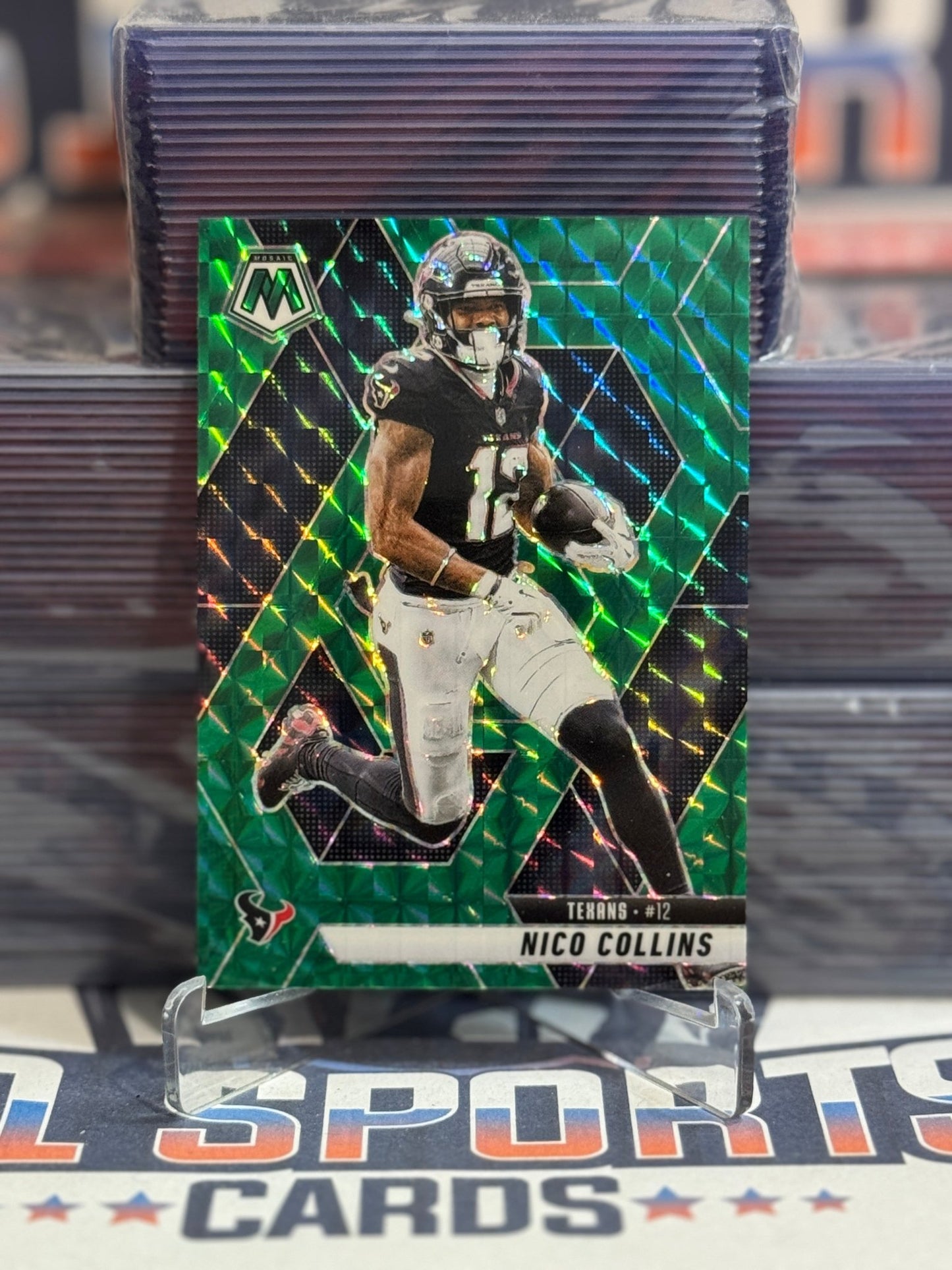 2025 Panini Mosaic (Green Prizm) Nico Collins 245