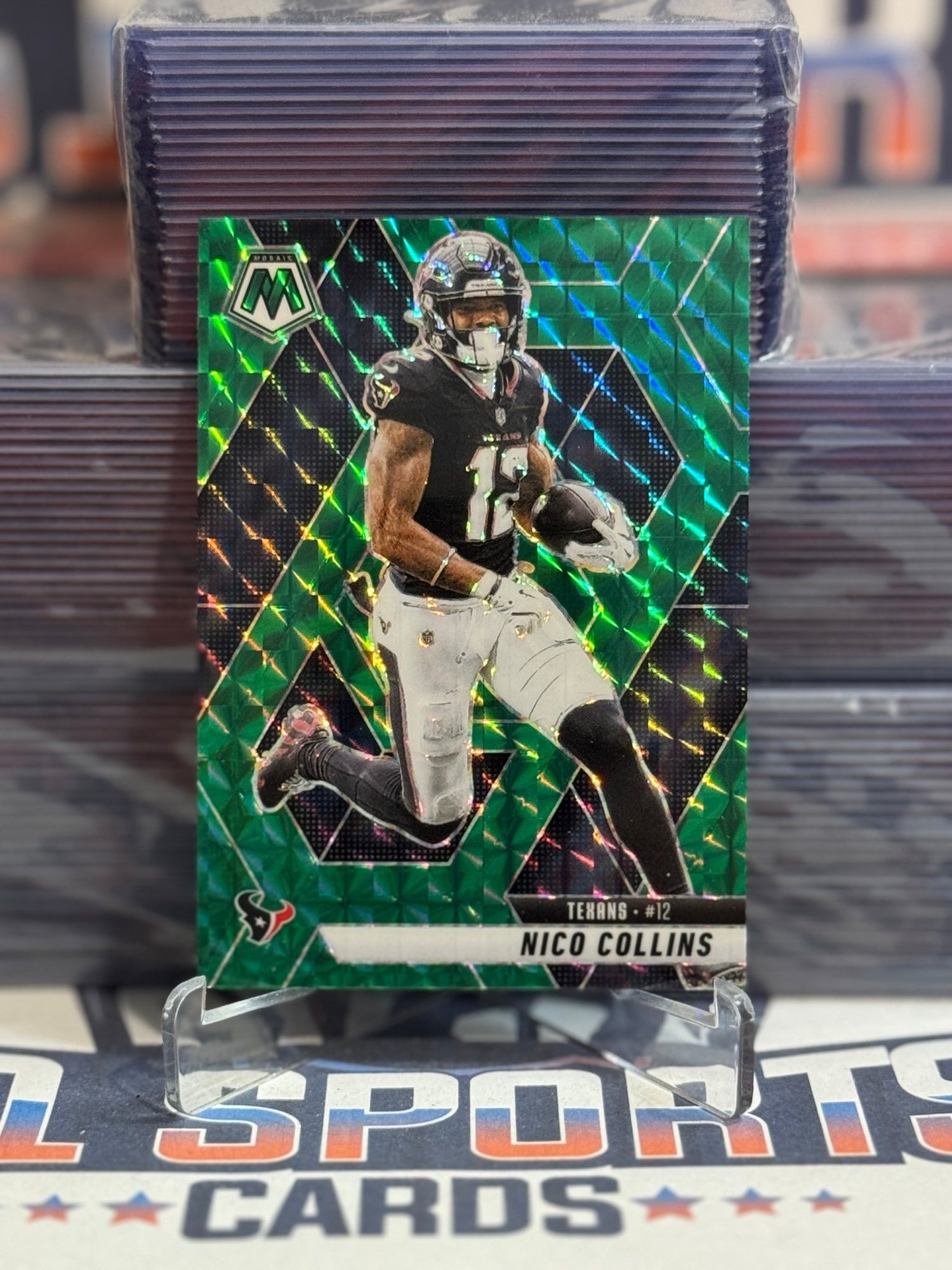 2025 Panini Mosaic (Green Prizm) Nico Collins 245