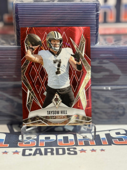 2025 Panini Phoenix (Red Prizm 46/199) Taysom Hill 51