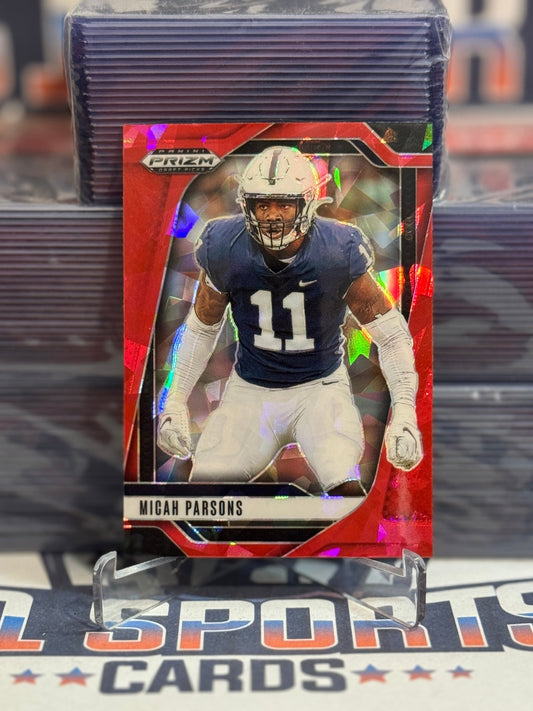 2025 Panini Prizm Draft Picks (Red Ice Prizm) Micah Parsons 191