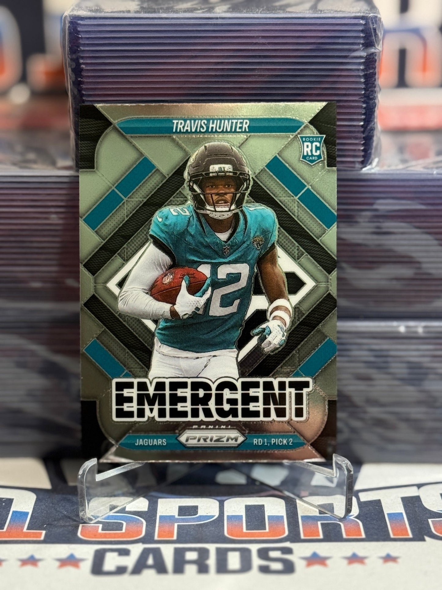 2025 Panini Prizm (Emergent) Travis Hunter Rookie 12