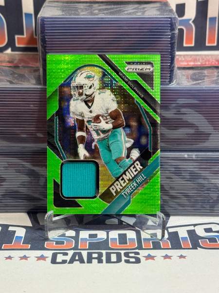 2025 Panini Prizm (Green Pulsar Prizm, Premier Jersey Relic) Tyreek Hill PJY - THL