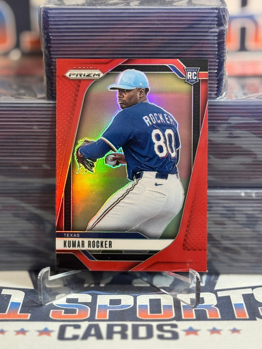 2025 Panini Prizm (Red Prizm 181/299) Kumar Rocker Rookie 247