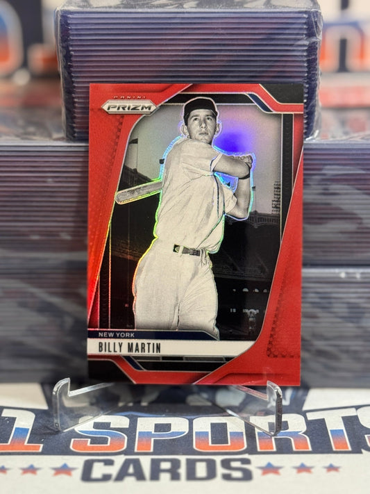 2025 Panini Prizm (Red Prizm 85/299) Billy Martin 109
