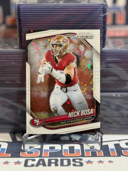 2025 Panini Prizm (White Sparkle Prizm) Nick Bosa 219