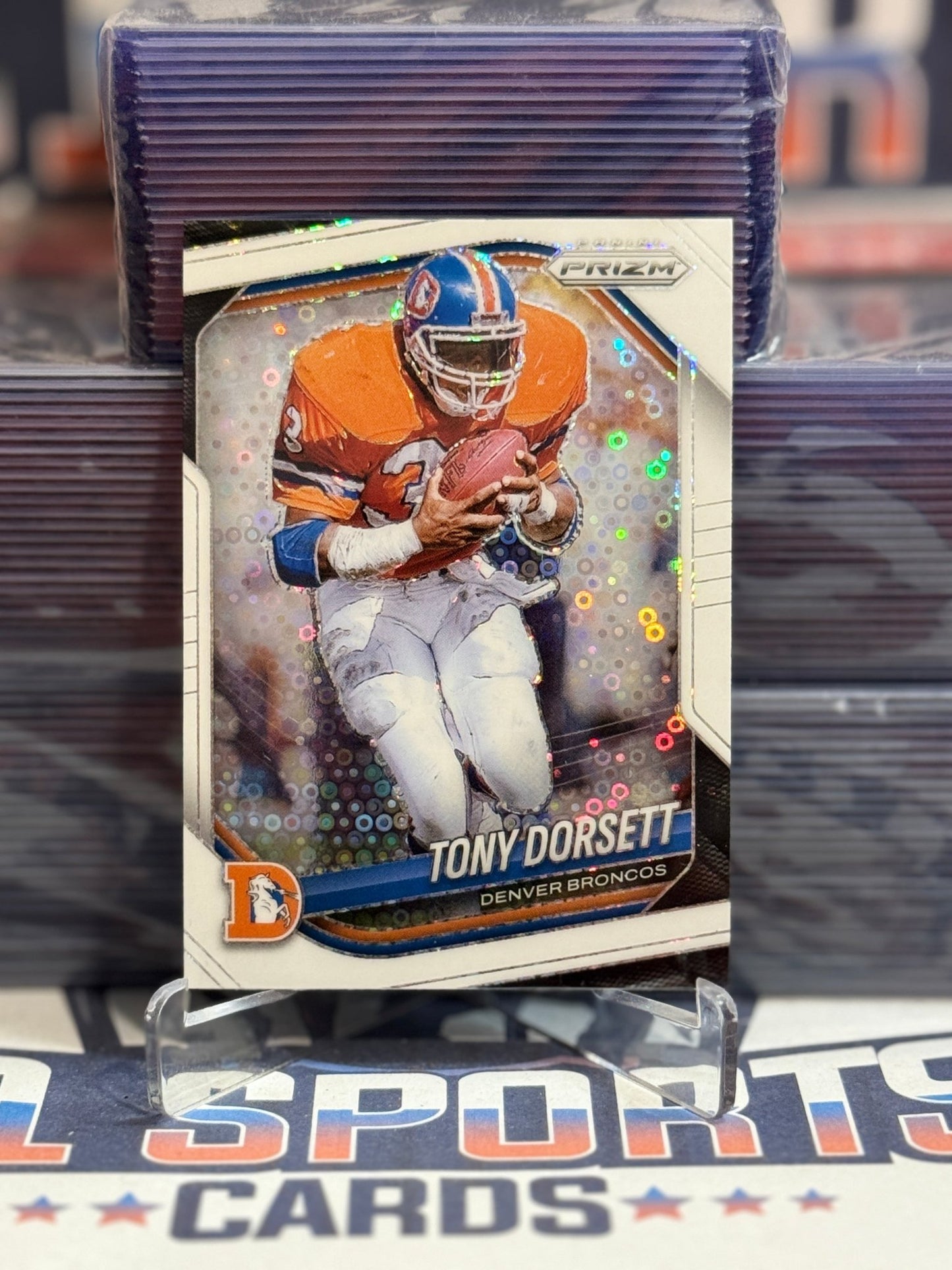 2025 Panini Prizm (White Sparkle Prizm) Tony Dorsett 260