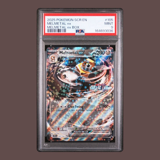 2025 Pokemon Stellar Crown (Melmetal ex Box) Melmetal EX 105 - PSA 9