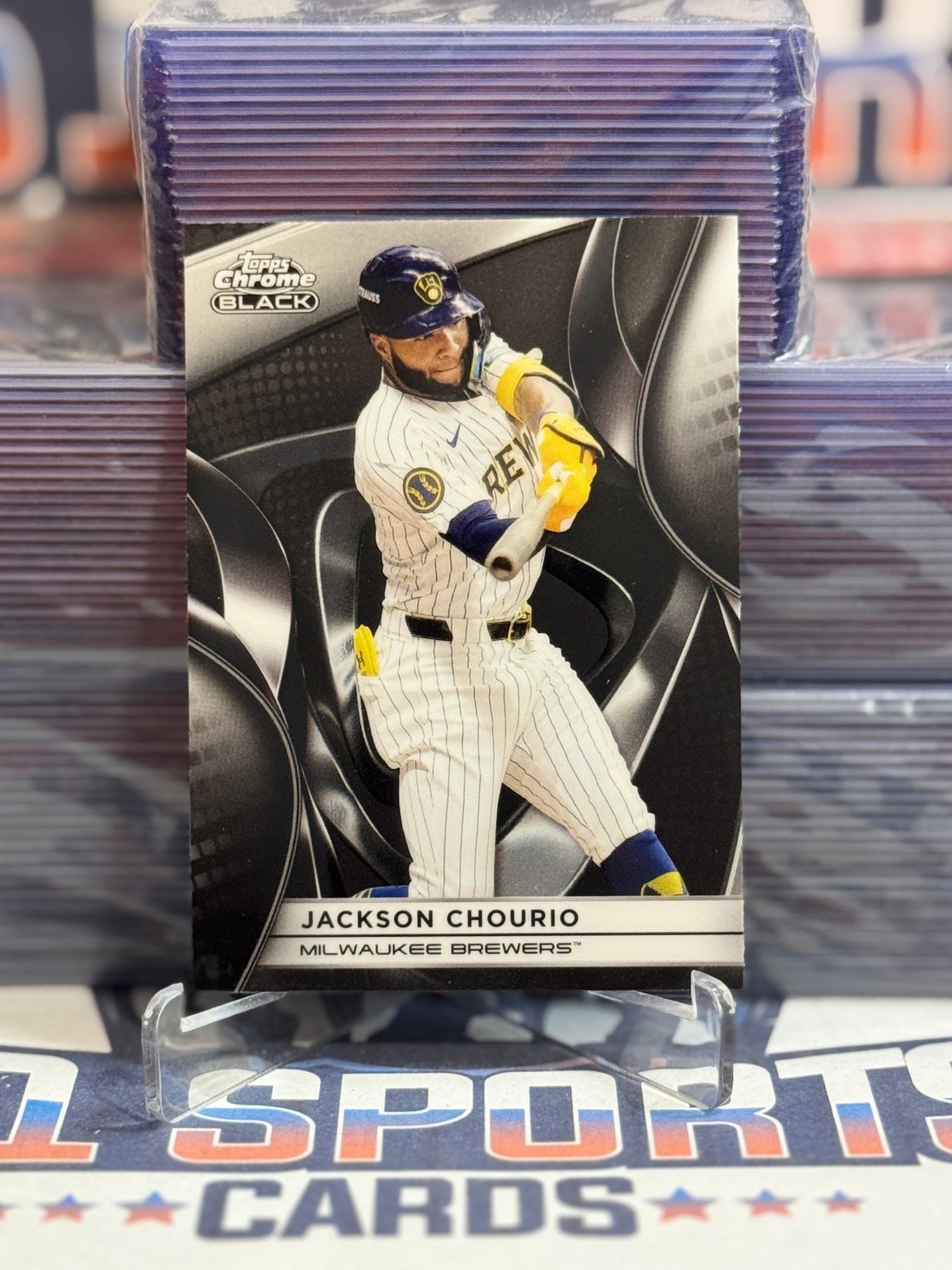2025 Topps Chrome Black (2nd Year) Jackson Chourio 98