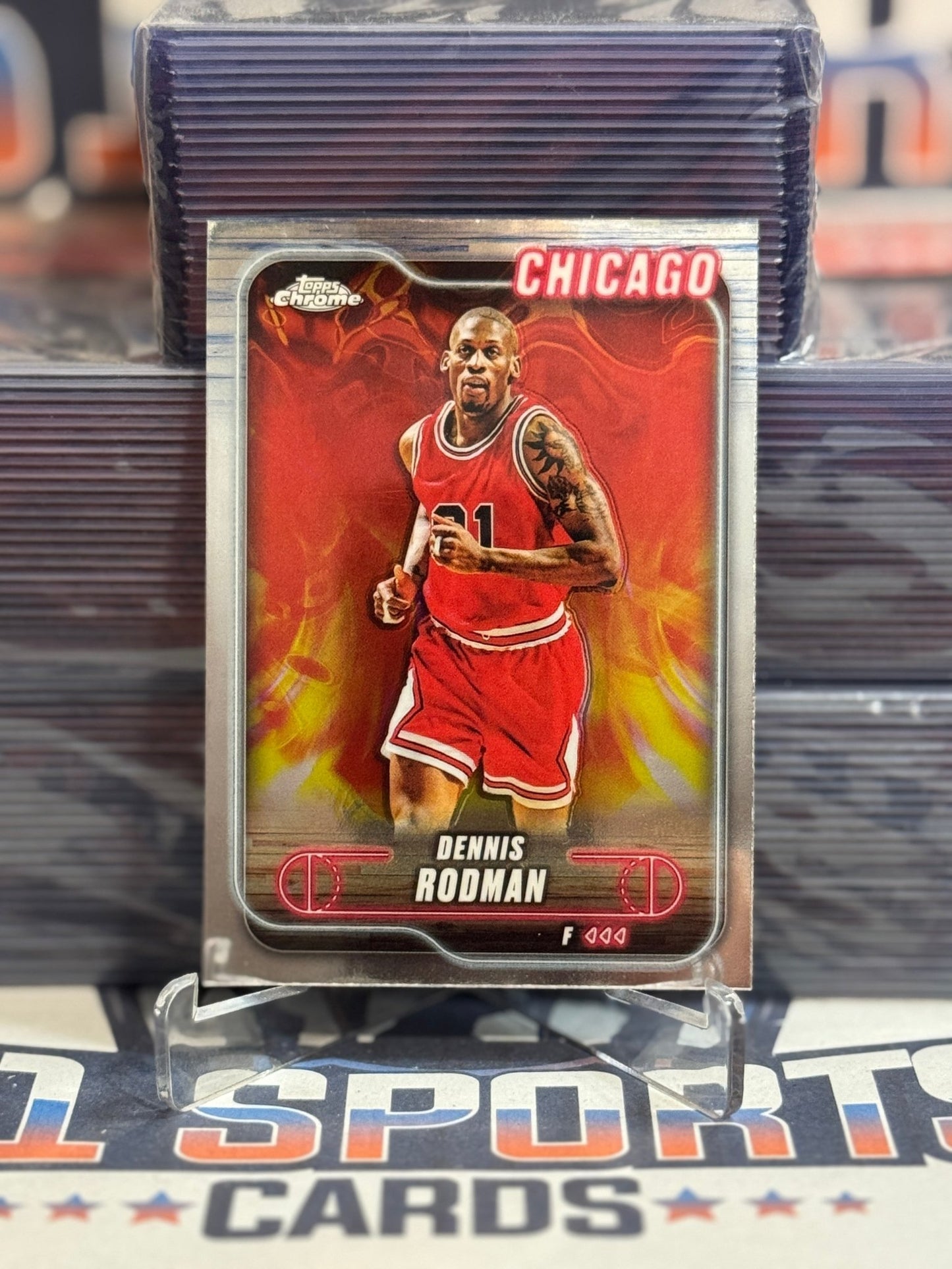 2025 Topps Chrome Dennis Rodman 95