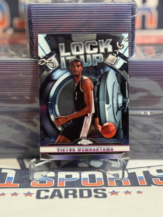 2025 Topps Chrome (Lock It Up) Victor Wemanyama LIU - 9