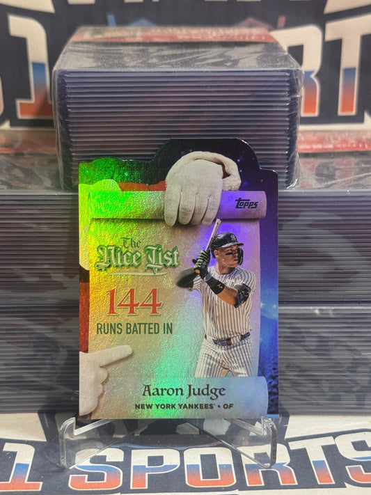 2025 Topps (Die Cut Hit List) Aaron Judge MNL - 6