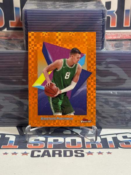 2025 Topps Finest (Orange X - Fractor 249/250) Kristaps Porzingis 5